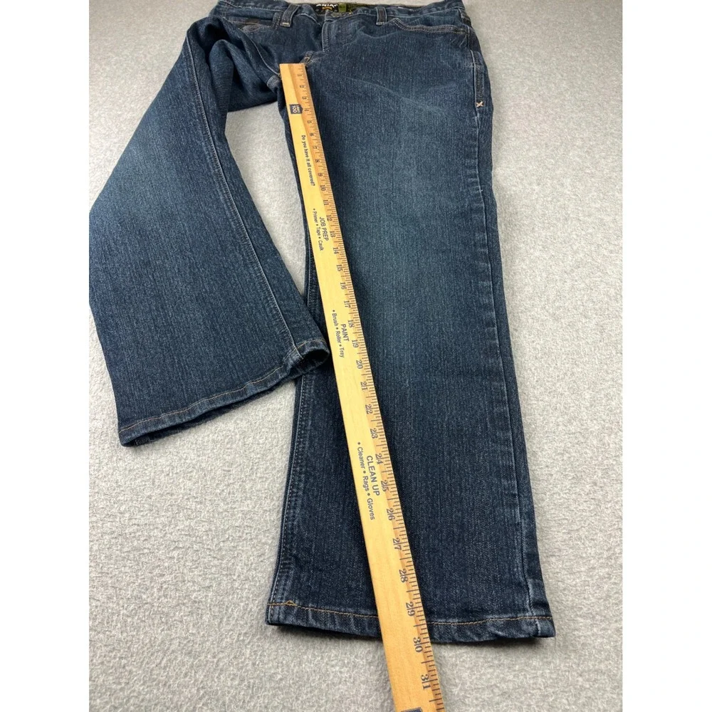 Ariat Rebar M5 Jeans Mens 34x30 Blue Straight Leg Denim Workwear Pants